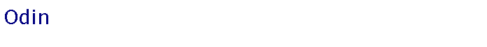 Tekstvak: Odin